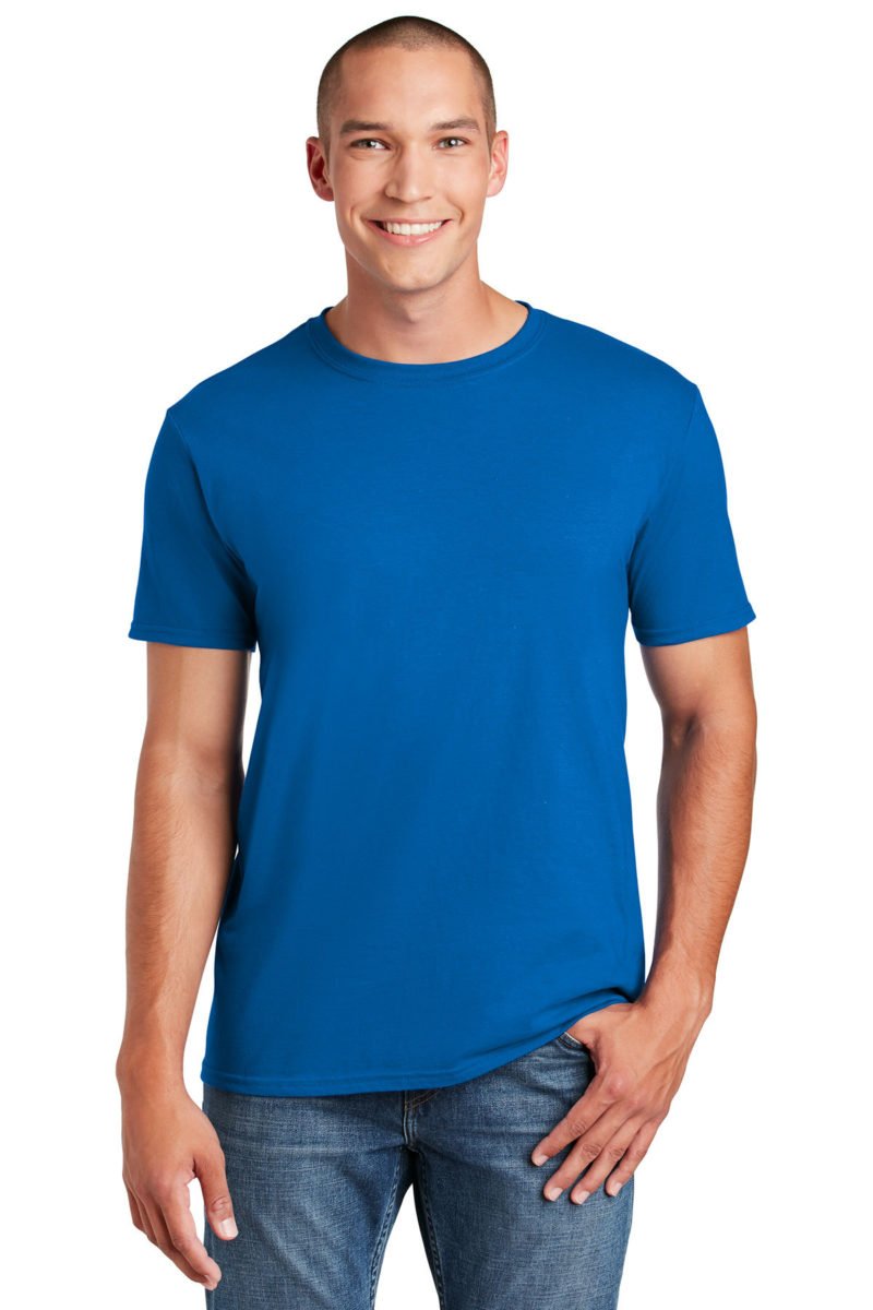 #Tricou albastru fara print - personalizare