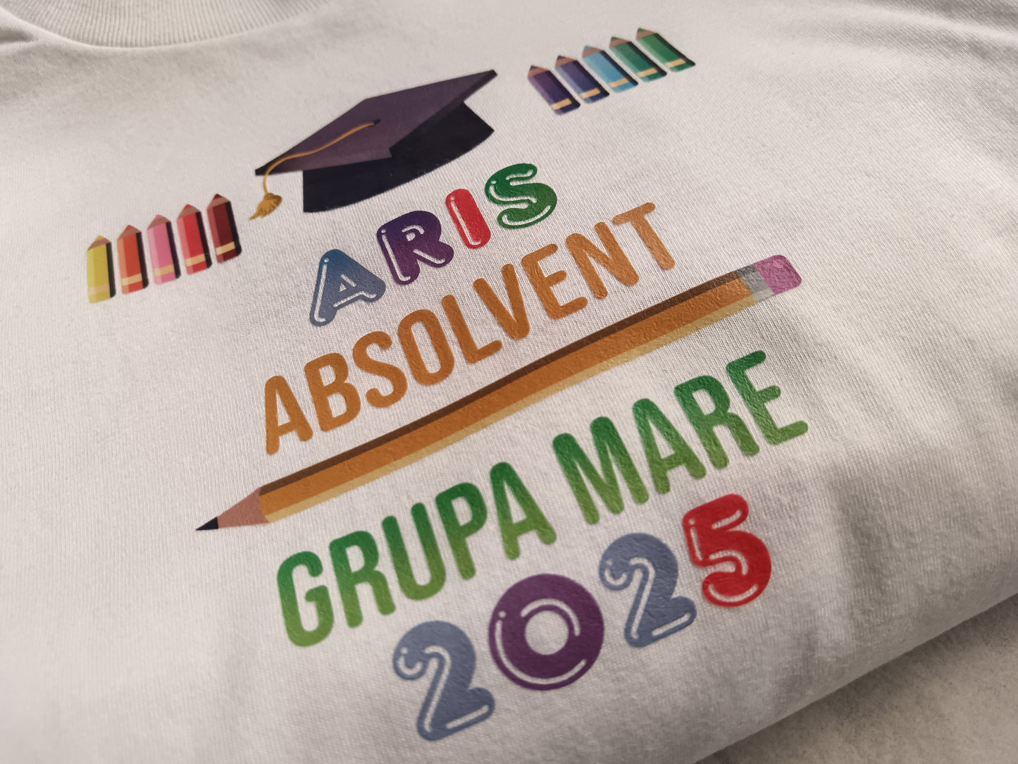 Tricou imprimat absolvire gradinita